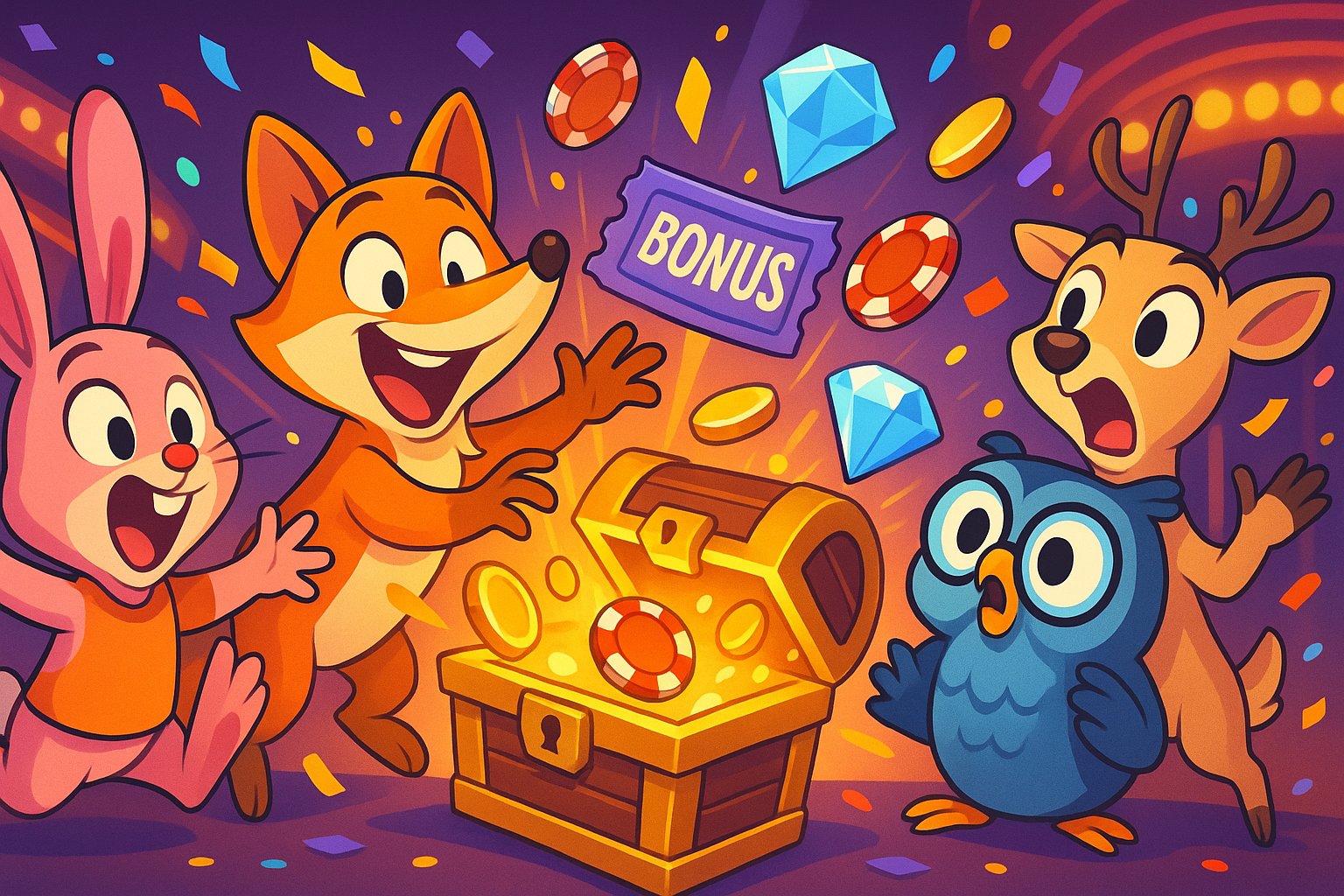 Tampilan permainan Caishen Wins di platform retrotogel dengan gulungan slot dan simbol-simbol tema kemenangan